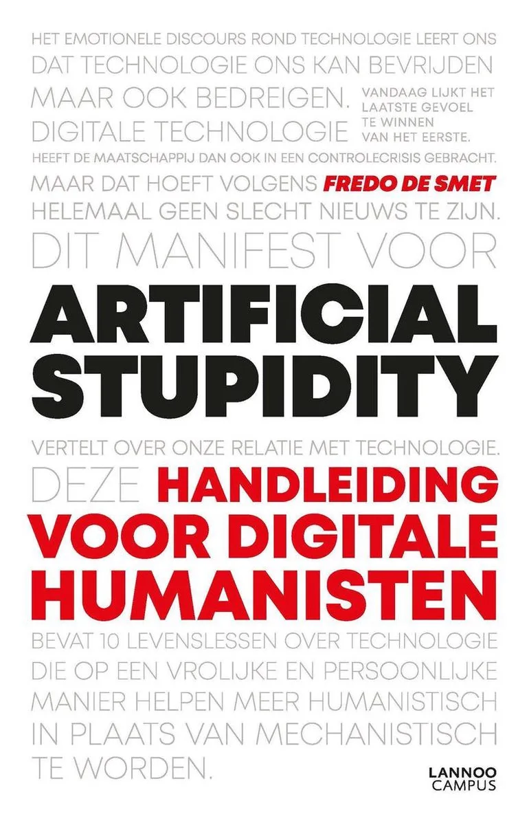 Artificial stupidity från Lannoo – bokbild