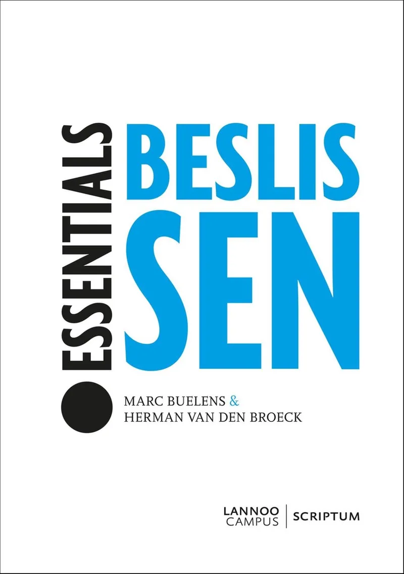 Beslissen von Lannoo – Buchfoto