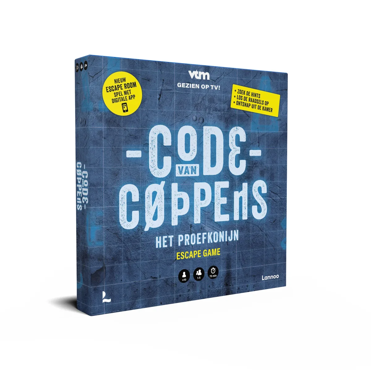 Code van Coppens: het proefkonijn van Lannoo – boekfoto
