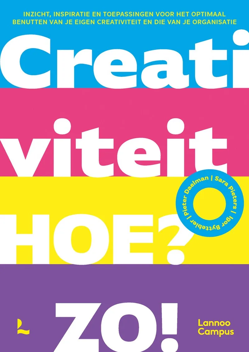 Creativiteit. Hoe? Zo! von Lannoo – Buchfoto