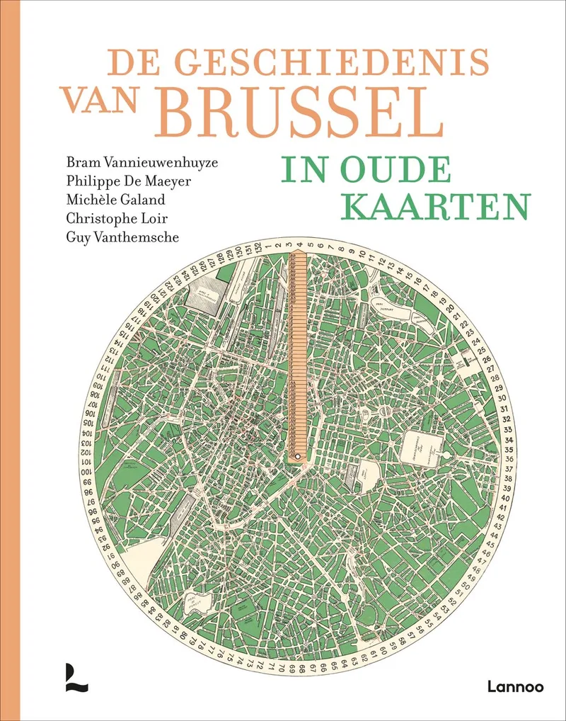 De geschiedenis van Brussel in oude kaarten van Lannoo – boekfoto
