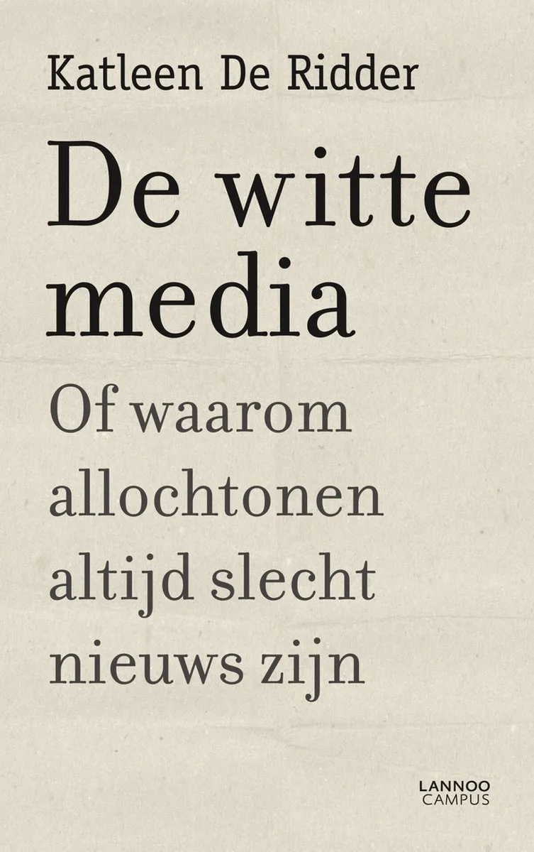 De witte media von Lannoo – Buchfoto