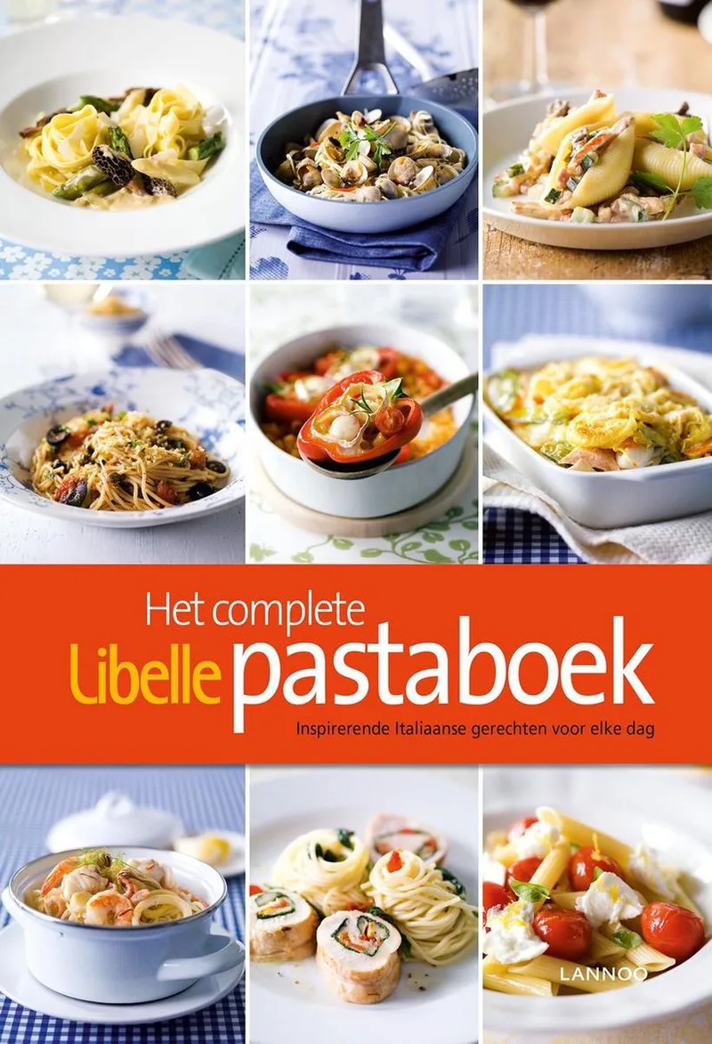 Het Complete Libelle Pastaboek von Lannoo – Buchfoto