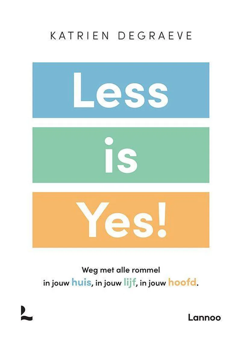 Less is yes! fra Lannoo – billede af bogen