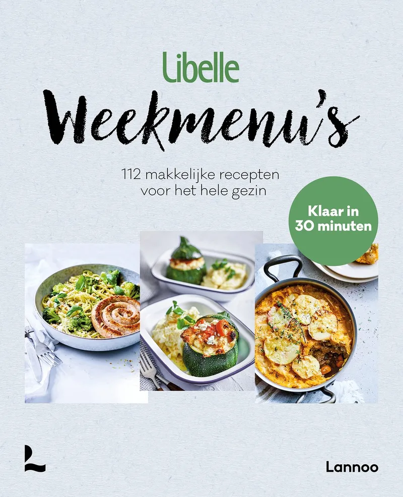 Libelle - Libelle weekmenu's från Lannoo – bokbild