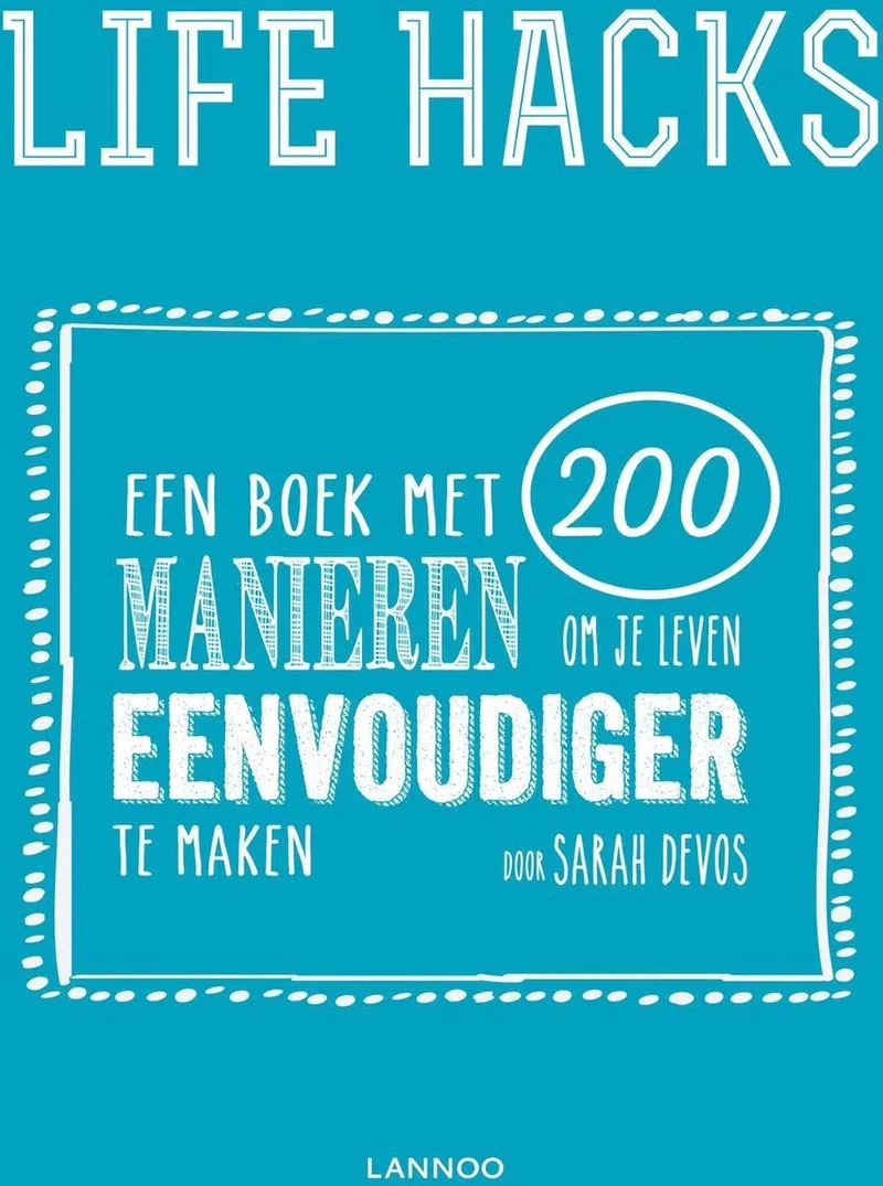 Life hacks von Lannoo – Buchfoto