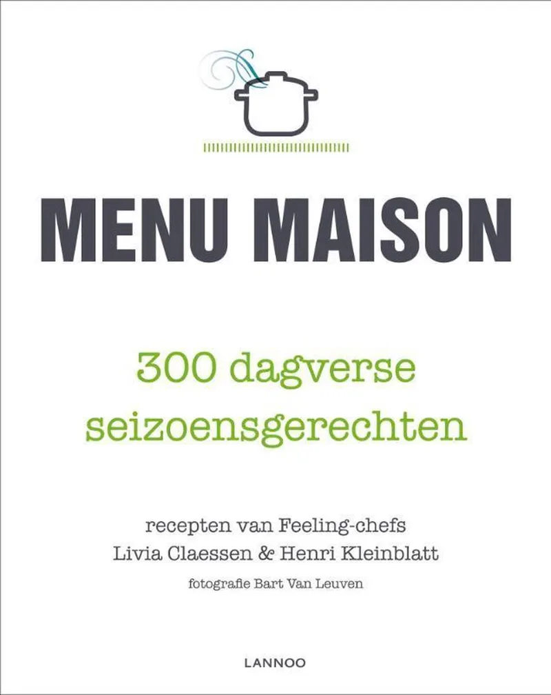 Menu Maison de Lannoo – photo du livre