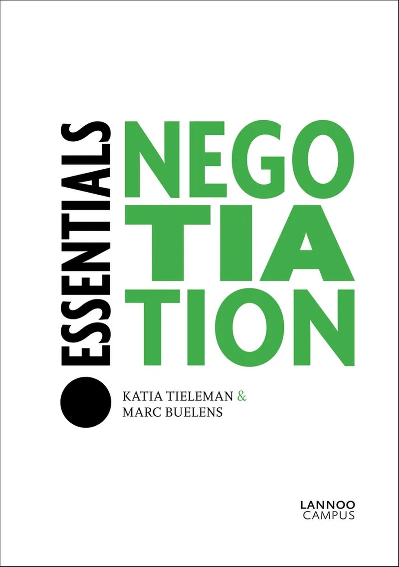 Negotiation fra Lannoo – billede af bogen
