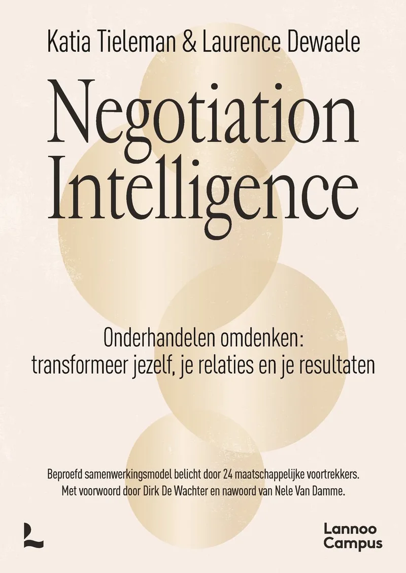 Negotiation Intelligence fra Lannoo – billede af bogen
