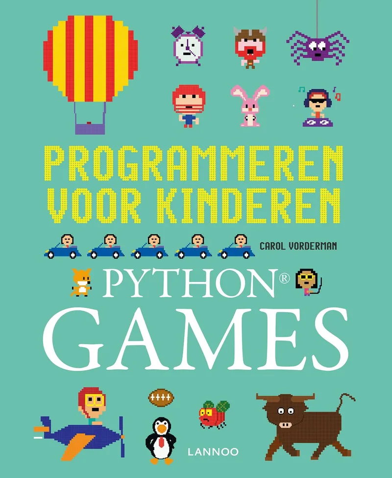 Programmeren voor kinderen - Python Games von Lannoo – Buchfoto