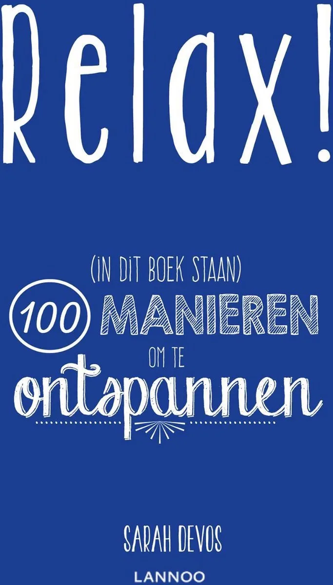 Relax! fra Lannoo – billede af bogen