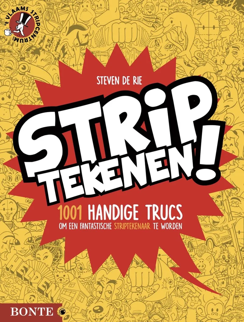 Striptekenen! van Lannoo – boekfoto