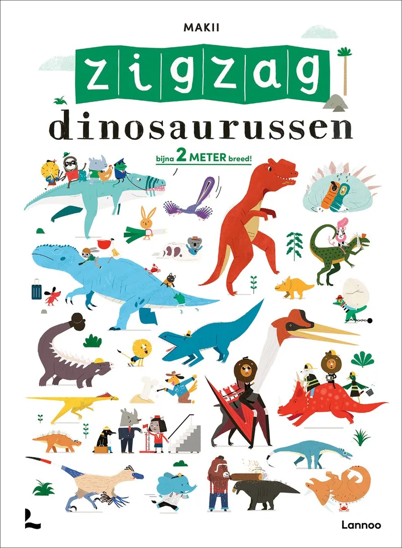 Zigzag - Dinosaurussen de Lannoo – photo du livre