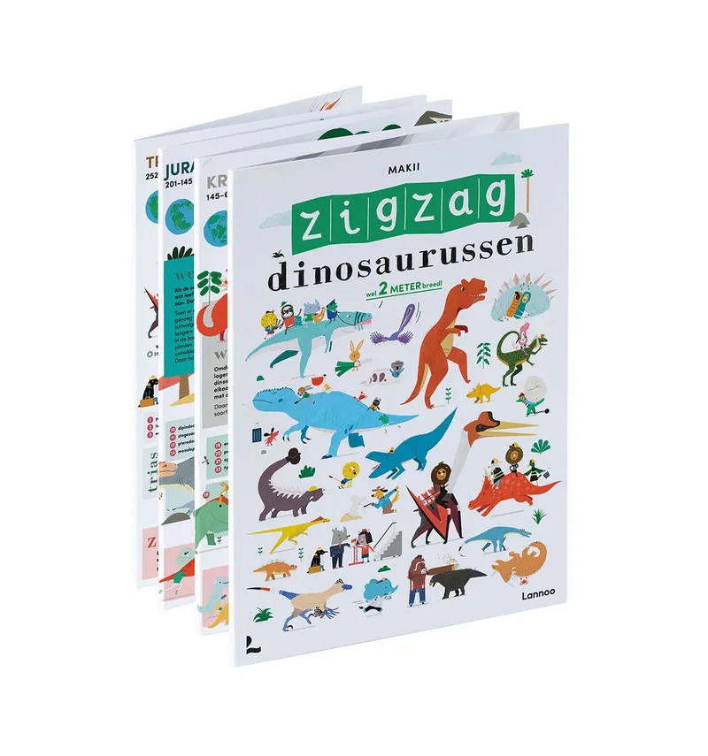 Zigzag - Dinosaurussen von Lannoo – Buchfoto