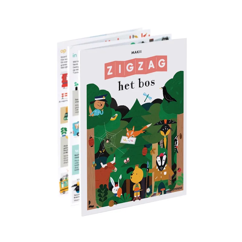 Zigzag - Het bos de Lannoo – photo du livre