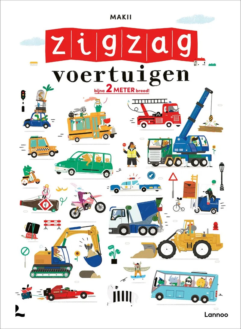 Zigzag - Voertuigen van Lannoo – boekfoto