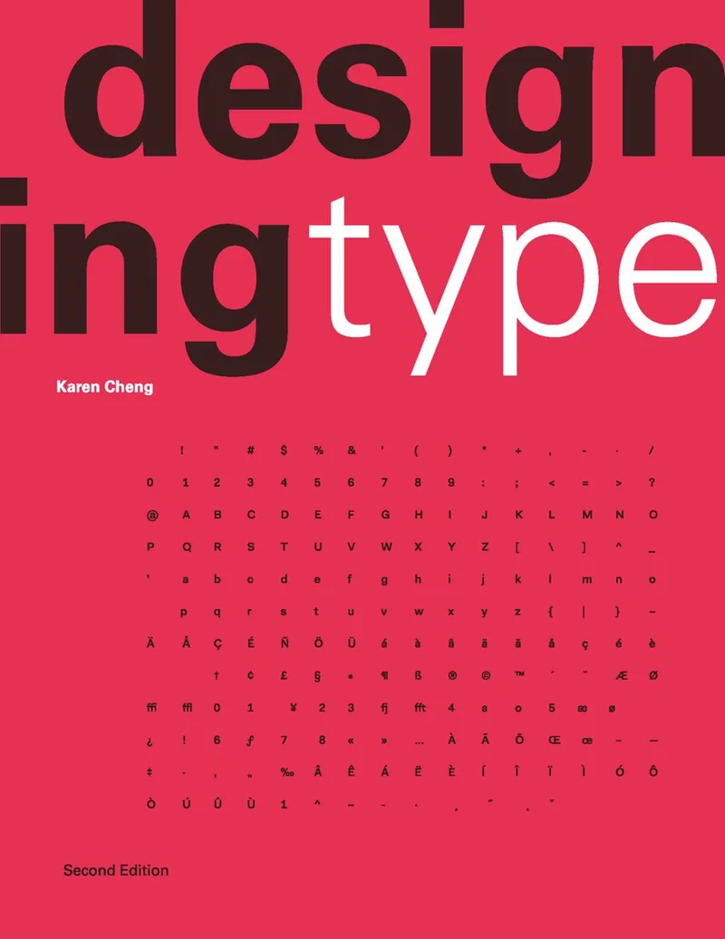 Designing Type Second Edition by Laurence King – book photo