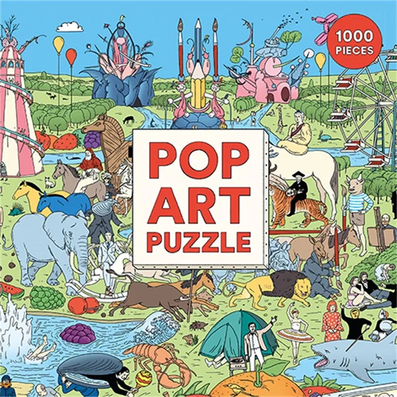 Pop Art Puzzle fra Laurence King – billede af bogen