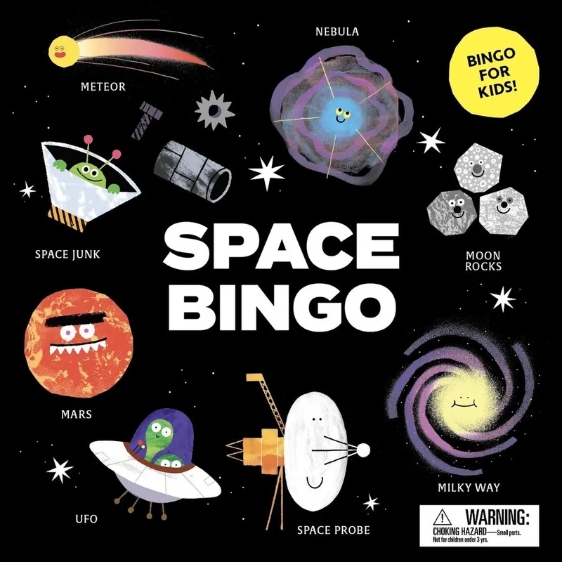 Space Bingo von Laurence King – Buchfoto