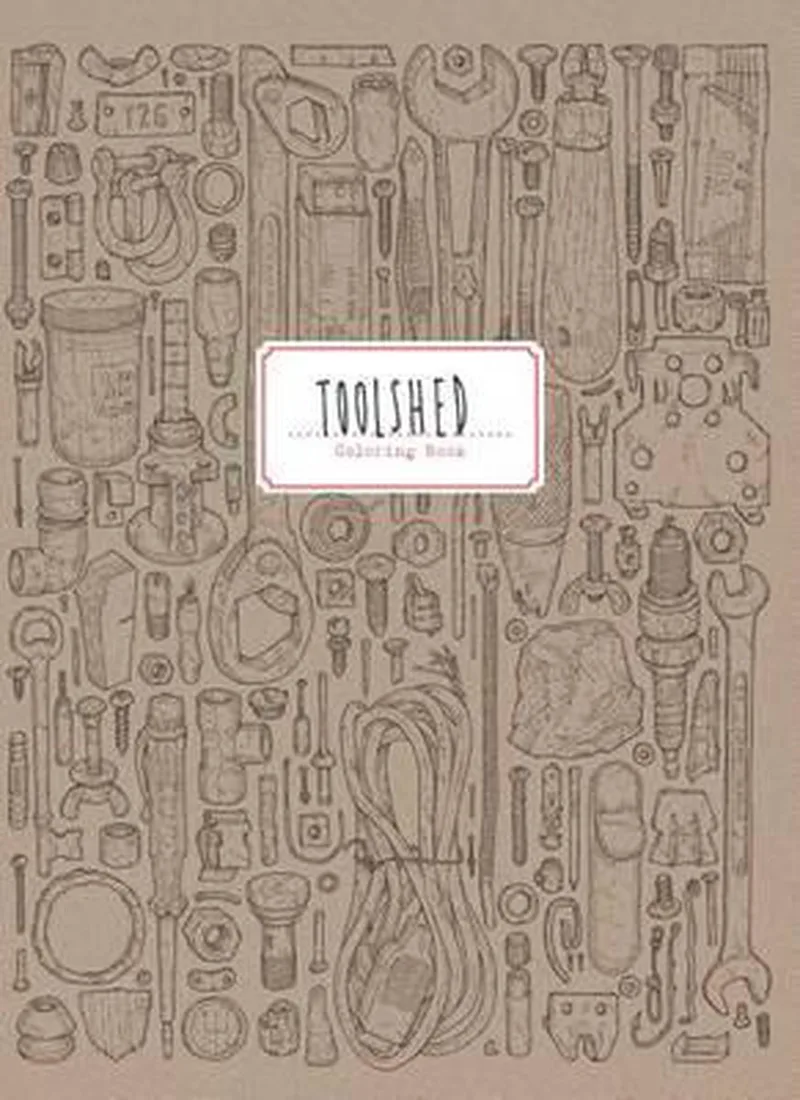 Toolshed Coloring Book by Laurence King – book photo