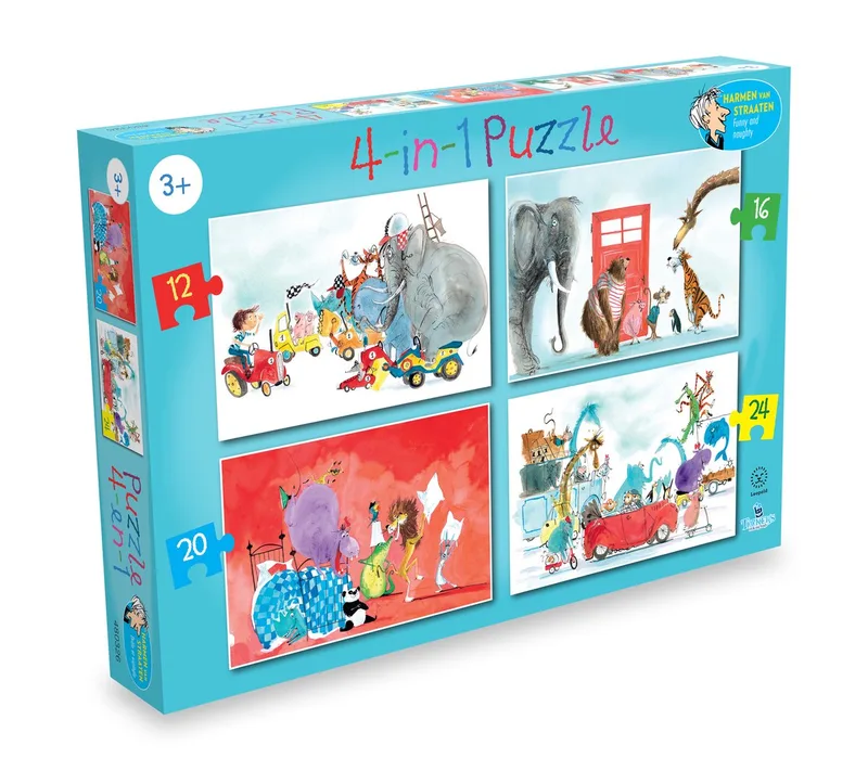 4 in 1 puzzel von Leopold – Buchfoto
