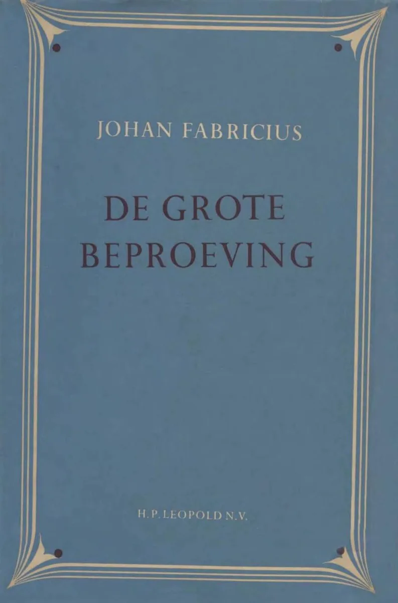 De grote beproeving von Leopold – Buchfoto