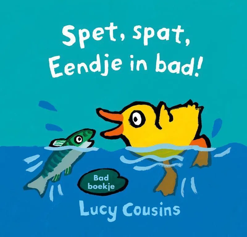 Spet spat, Eendje in bad! von Leopold – Buchfoto
