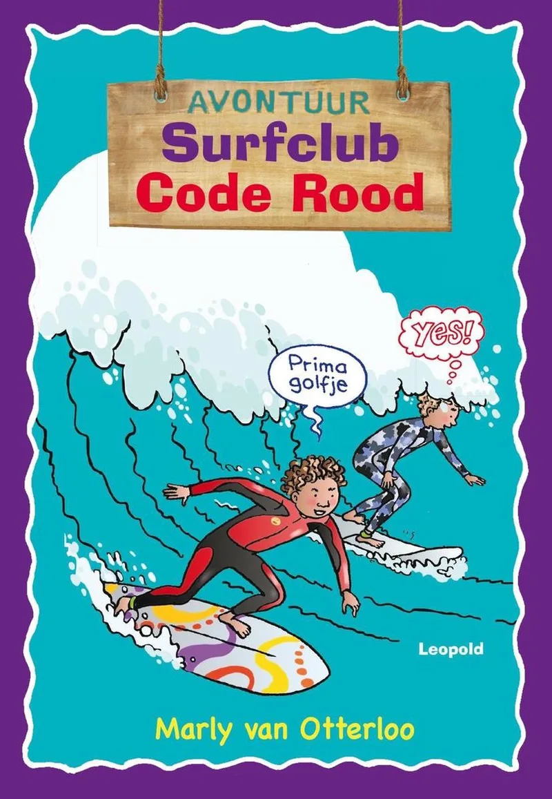 Surfclub code rood van Leopold – boekfoto