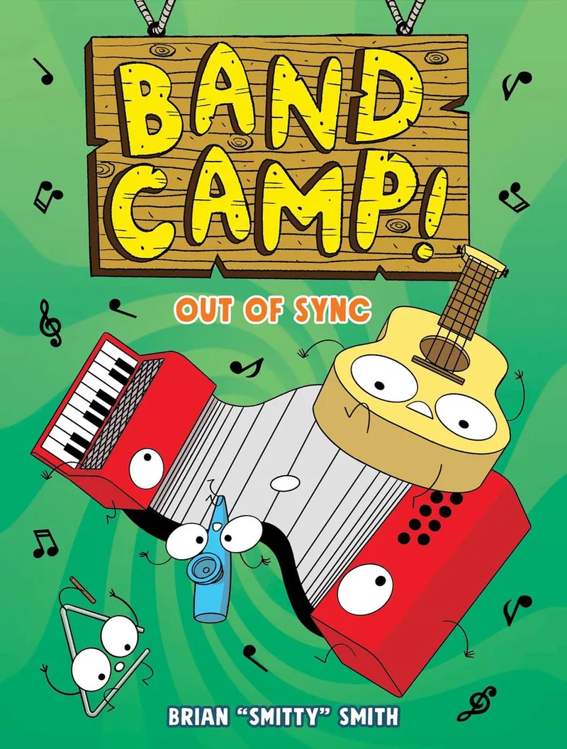 Band Camp- Band Camp! 2: Out of Sync (Band Camp! #2)(A Funny, Musical Graphic Novel Series about Summer Adventures and Making New Friends for Kids Ages 6-9) de Little Bee Books – photo du livre