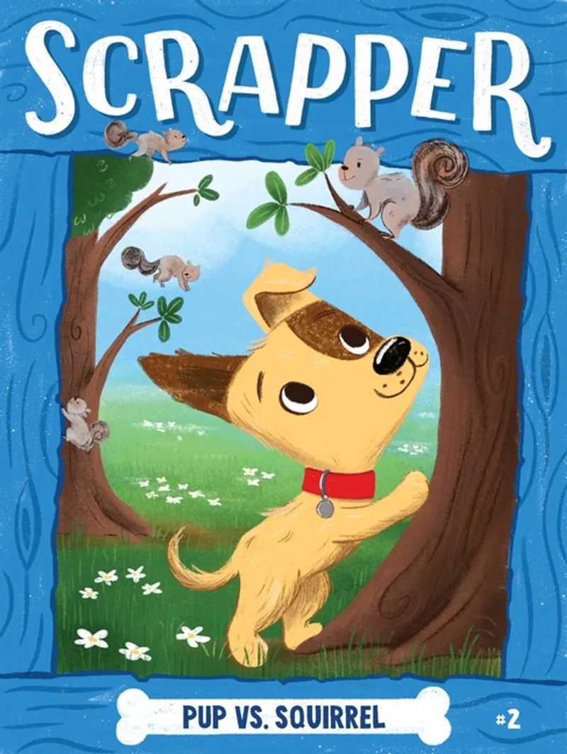 Scrapper Series- Pup vs. Squirrel fra Little Simon – billede af bogen