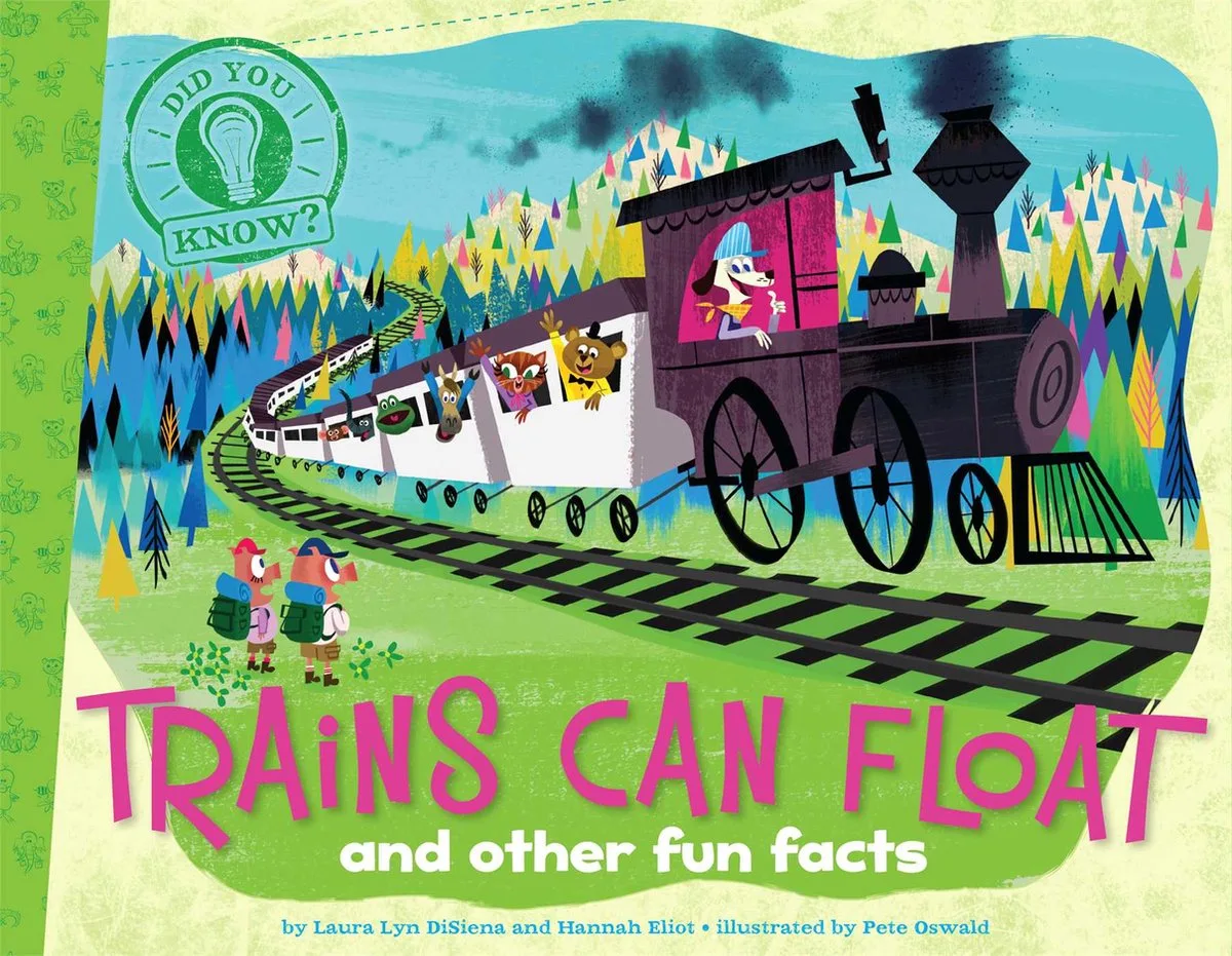 Trains Can Float fra Little Simon – billede af bogen