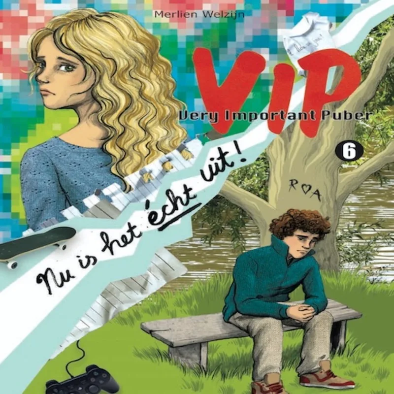 Nu is het écht uit! von Luistereffect – Buchfoto