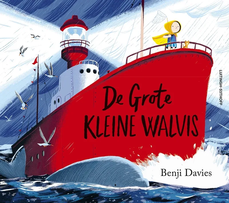 De grote kleine walvis - kartonboek van Luitingh-Sijthoff – boekfoto