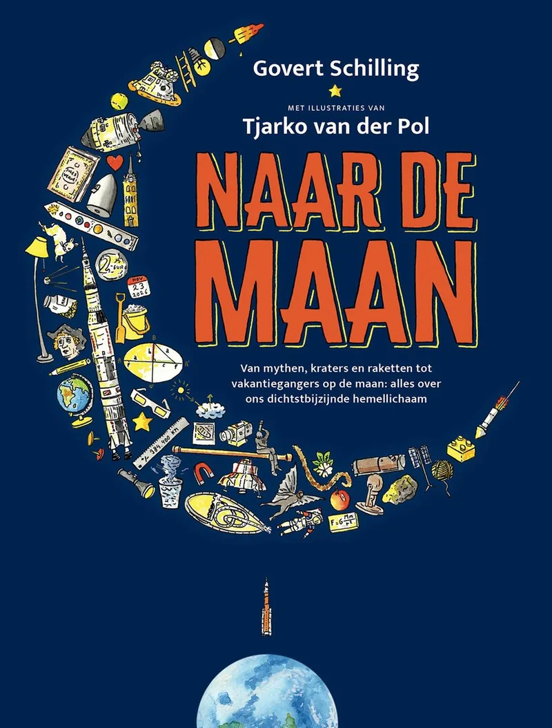 Naar de maan fra Luitingh-Sijthoff – billede af bogen