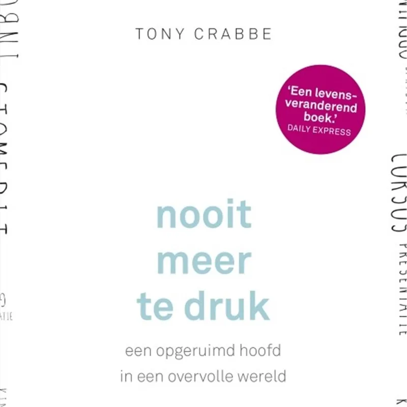 Nooit meer te druk von Luitingh-Sijthoff – Buchfoto