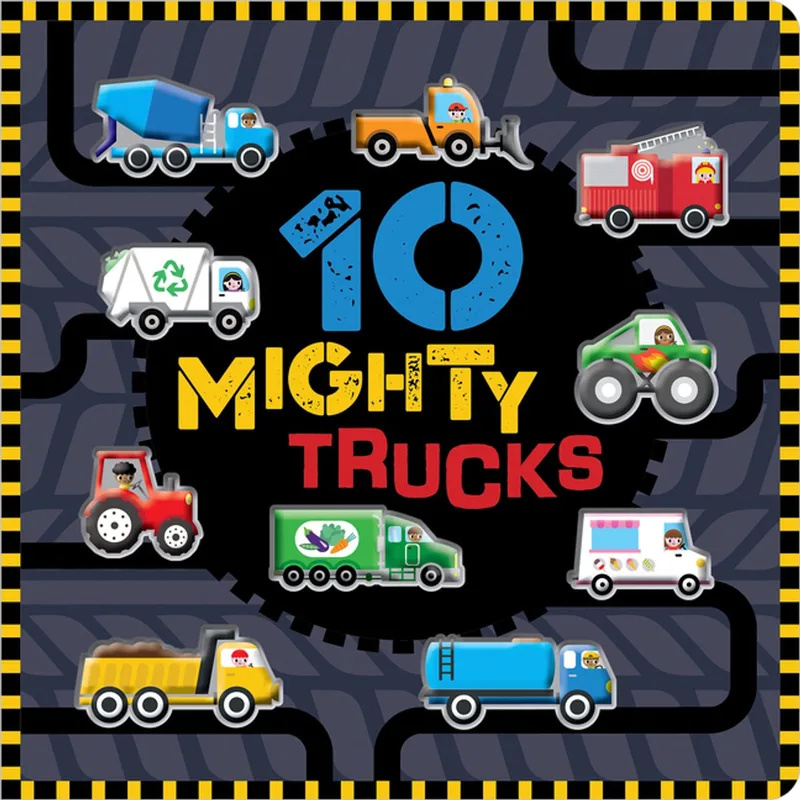 10 Mighty Trucks von Make Believe Ideas – Buchfoto
