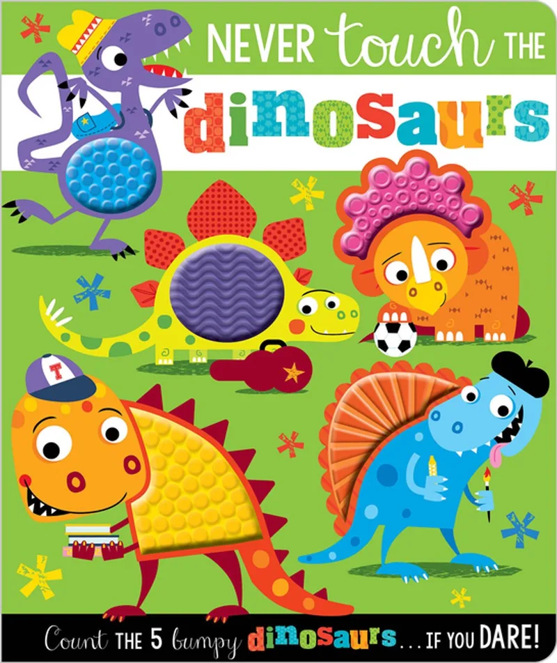 Never Touch the Dinosaurs van Make Believe Ideas – boekfoto