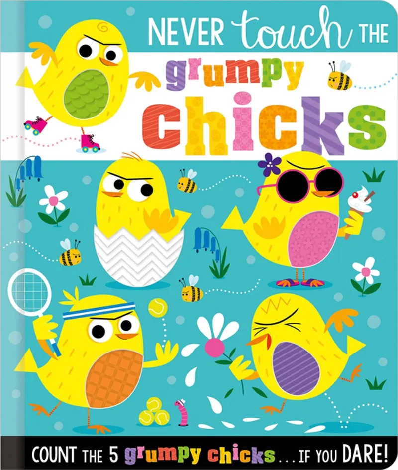 Never Touch the Grumpy Chicks van Make Believe Ideas – boekfoto