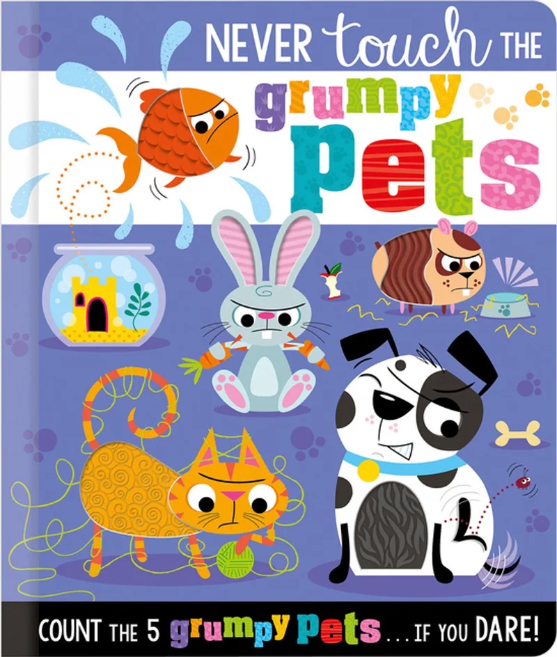 Never Touch the Grumpy Pets fra Make Believe Ideas – billede af bogen