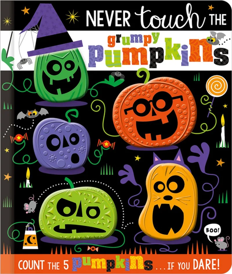 Never Touch the Grumpy Pumpkins de Make Believe Ideas – photo du livre