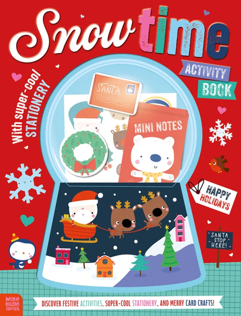 Snowtime Activity Book fra Make Believe Ideas – billede af bogen