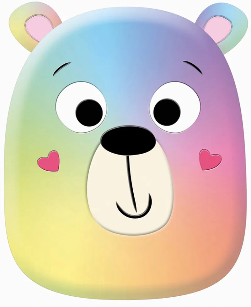 Squish and Snugg Rainbow Bear fra Make Believe Ideas – billede af bogen