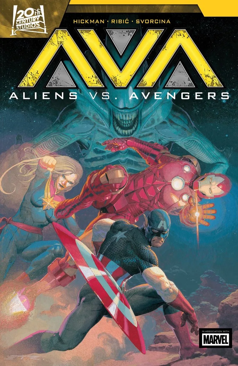 Aliens Vs. Avengers von Marvel Comics – Buchfoto