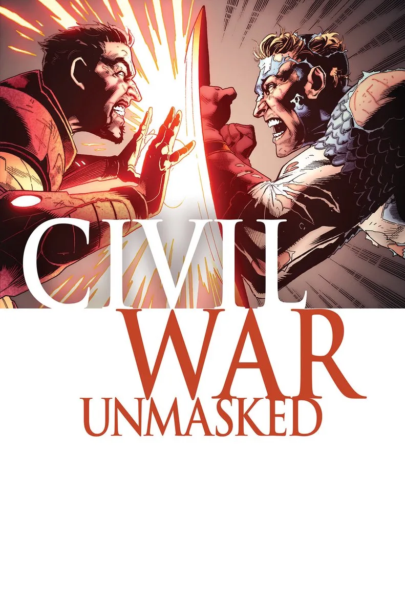 Civil War: Unmasked von Marvel Comics – Buchfoto