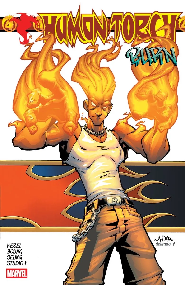 Human Torch: Burn von Marvel Comics – Buchfoto