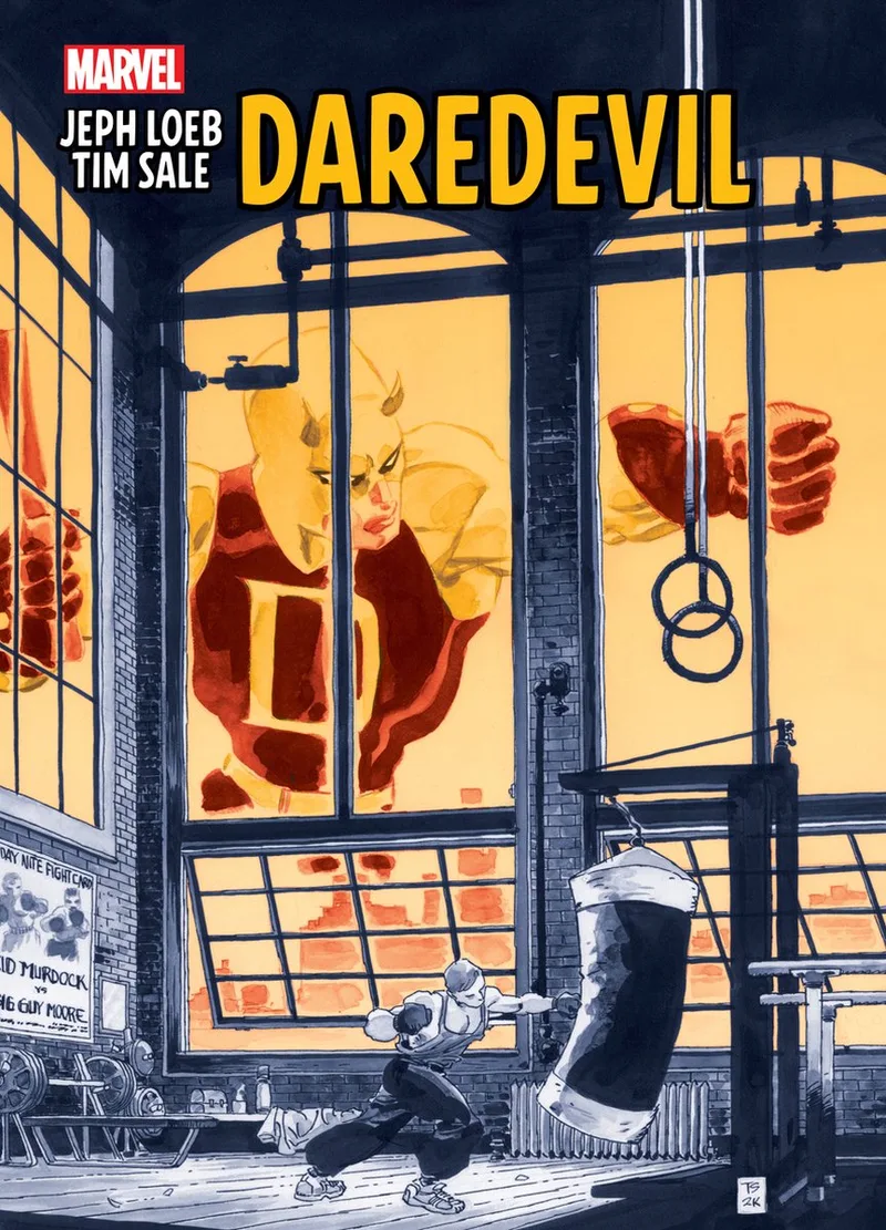 Jeph Loeb & Tim Sale: Daredevil von Marvel Comics – Buchfoto