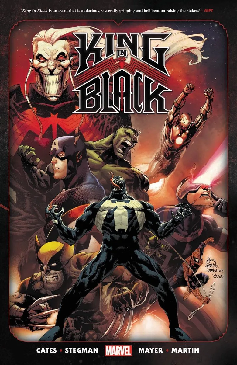 King in Black von Marvel Comics – Buchfoto