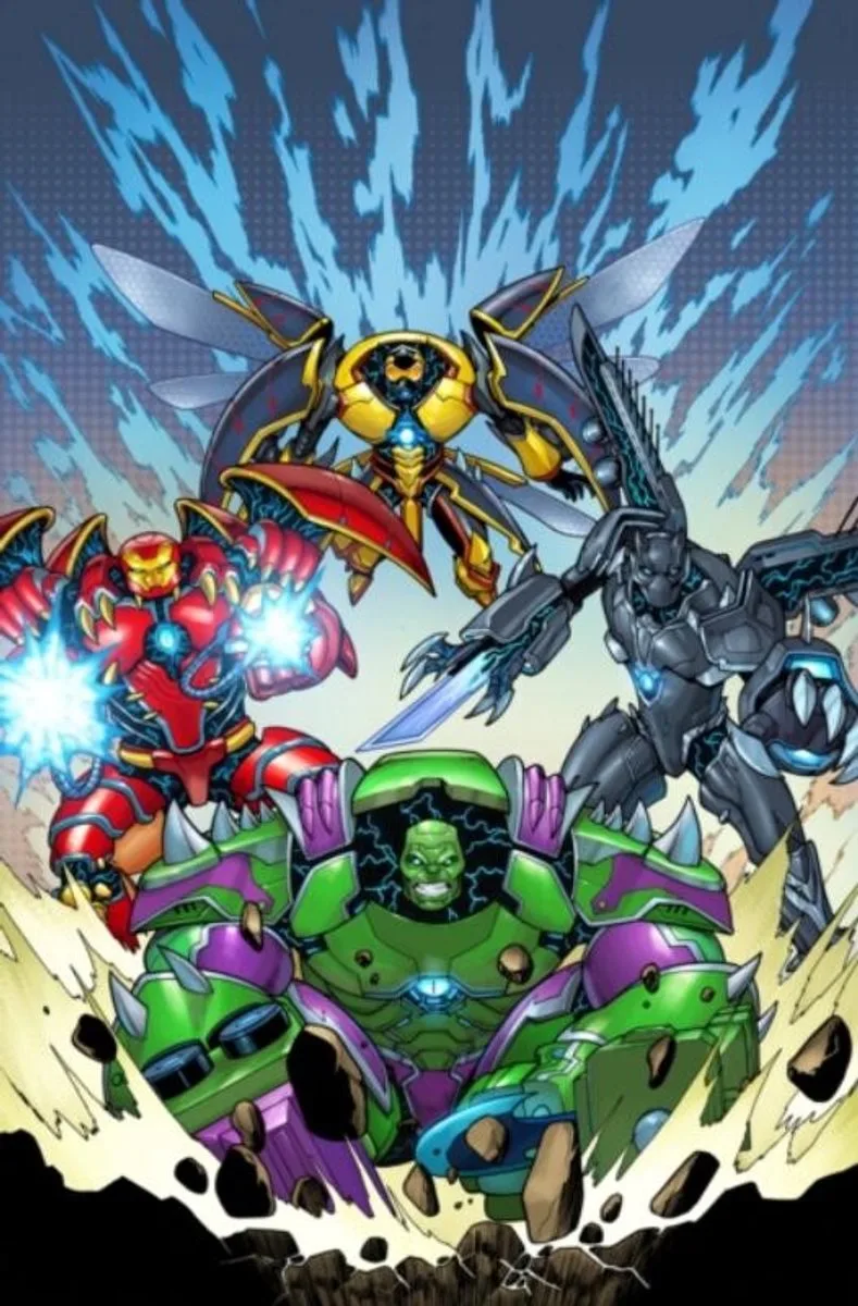 Mech Strike: Monster Hunters von Marvel Comics – Buchfoto