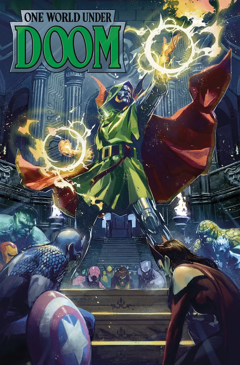 One World Under Doom Omnibus von Marvel Comics – Buchfoto