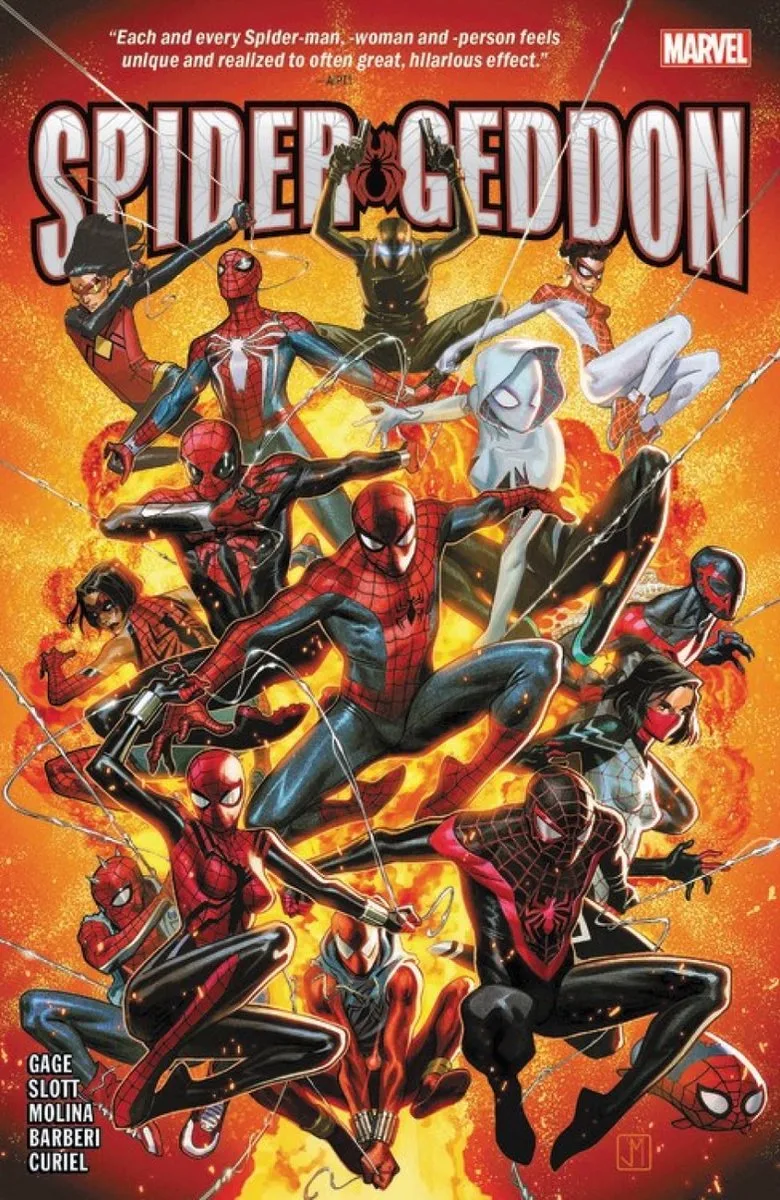 Spider-geddon de Marvel Comics – photo du livre